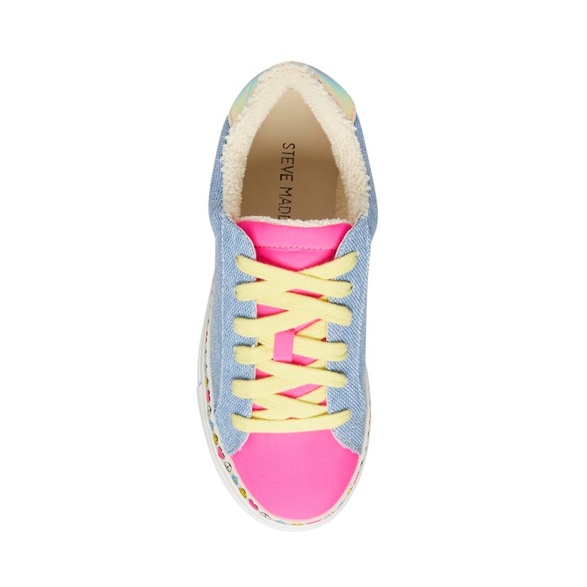 Zapatillas Steve Madden Jvibez Denim Fabric Niños Multicolor | ES OR0E13